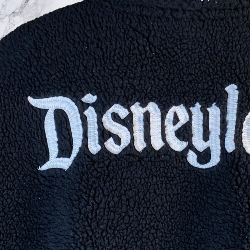 Disneyland Faux Fur Sherpa Embroidered Jacket - Picture 8 of 9